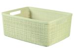 Kosár Curver® JUTE M, 12 literes, krémszínű, 36x28x15 cm