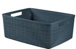 Basket Curver® JUTE M, 12 L, anthracite, 36x28x15 cm