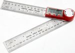 Vonalzó Strend Pro, digitális, szögmérő, 200 mm, rozsdamentes acél, INOX