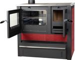 Stove Pro PANONIA, red, left outlet