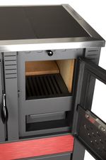 Stove Pro PANONIA, red, left outlet