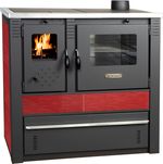 Stove Pro PANONIA, red, right outlet