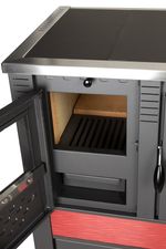 Stove Pro PANONIA, red, right outlet