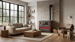Tűzhely Pro PANONIA Ceramic, 10kW, piros, jobb csatlakozó