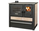Panonia stove, beige, left outlet