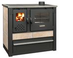 Panonia stove, beige, right outlet