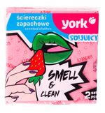 Utierka York SO!JUICY STRAWBERRY, vôňa jahôd, bal. 2ks