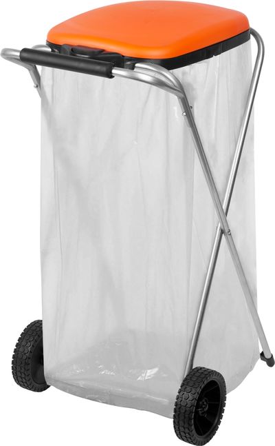 Stand Strend Pro Move & Up, Solo, orange, with metal grille, on wheels