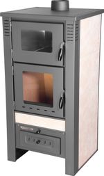 Stove Pro TAURUS Ceramic, beige, 12 kW, 120 mm, with oven