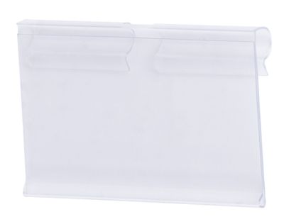 Cenovka na vešiak Racks H41 40x65mm, štandardný PVC háčik na cenovky