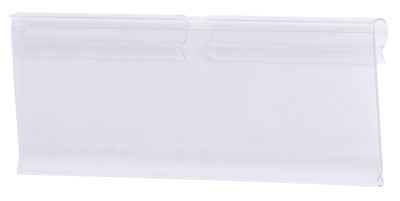 Árcédula akasztóra  Racks H42 40x105mm, széleseb PVC árcédula horog