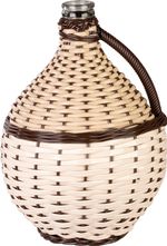 Demijohn Cada Wilo 10 lit, classic, glass/plastic, MIX colors