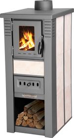 Stove Pro LAVA Ceramic, beige, 6.5 kW, 120 mm