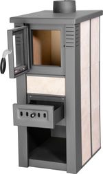Kályha Pro LAVA Ceramic, bézs, 6,5 kW, 120 mm