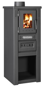 Kályha Pro LAVA Basic Glass, 6,5 kW, 120 mm