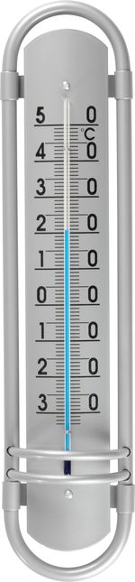 Thermometer Strend Pro TM-180 Borderer, outdoor, for window, 380x88x35 mm, aluminum look, plastic