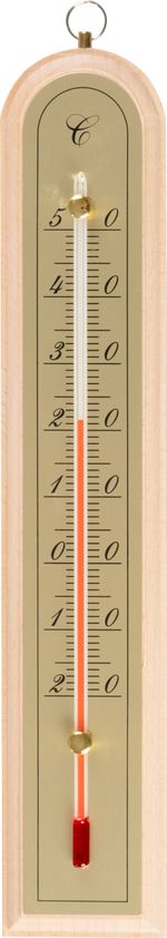 Thermometer Strend Pro, TMM-050 Spa, outdoor, for window, 260x50x18 mm, wooden