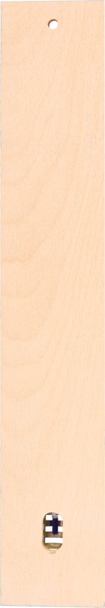 Hőmérő Strend Pro, TMM-018 Yellow Flatter, kültéri, 450x80x20 mm, fa