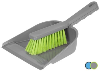 Cleaning Set York 062020, hand brush with dustpan, rubber lip, 23x32x7 cm