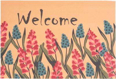 Lábtörlő MagicHome, ajtó elé, Welcome, műanyag/latex, 40x60 cm