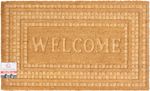 Doormat MagicHome, for door, Welcome, plastic, 45x75 cm