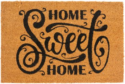 Lábtörlő MagicHome, ajtó elé, Home sweet home, kókusz/pvc, 40x60 cm