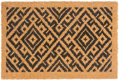 Lábtörlő MagicHome, bejárati ajtó elé, Tribal, kókusz/pvc, 40x60 cm