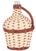 Demizson Strend Pro Cada Wilo, 2 liter, üveg, borhoz és pálinkához, fonott, vegyes színek