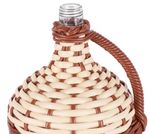 Demijohn Strend Pro Cada Wilo, 2 liter, glass, for wine and spirits, wicker-covered, MIX colors