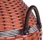 Demijohn Strend Pro Cada Wilo, 34 liter, glass, for wine and spirits, wicker-covered, MIX colors