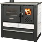 Kályha Pro PANONIA Ceramic, 10 kW, fehér, bal oldali kivezető
