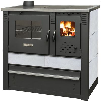 Tűzhely Pro PANONIA, fehér, bal oldali kivezetés