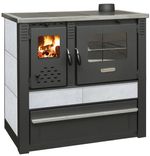 Panonia stove, white, right outlet