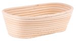 Banneton Basket MagicHome, rattan, for bread proofing, oval, max. 700 g, 30x14x7 cm