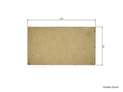 Šamot 23,5 x 13 x 2,5