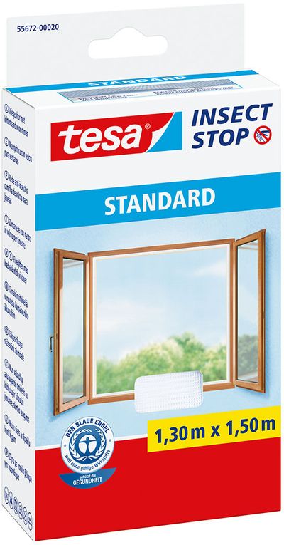 tesa® Standard rovarháló, fehér, 150 cm, L-1,5 m