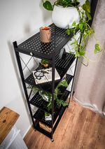 Rack Racks RAW5T, metal, 5 shelves, 1630x720x340 mm, max. 50 kg/shelf, portable