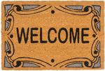 Lábtörlő MagicHome, ajtó elé, Welcome, kókusz/pvc, 40x60 cm