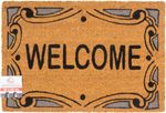 Lábtörlő MagicHome, ajtó elé, Welcome, kókusz/pvc, 40x60 cm