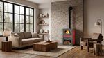 Kályha Nova Ceramic, 7,5 kW, 120 mm, piros