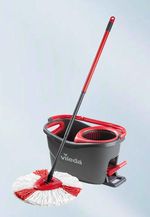 Cleaning Set Vileda TURBO 2-in-1, rotary floor mop + bucket, with gift