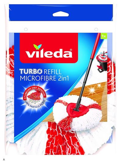 Mop head Vileda TURBO 2in1, replacement cloth