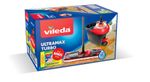 Cleaning Set Vileda Ultramax TURBO, mop+bucket + Actifibre Soft cloth