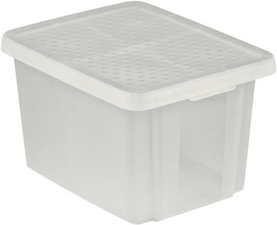 Box fedővel Curver® ESSENTIALS 26 liter, átlátszó, 44x34x27 cm