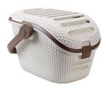 Doboz Curver® PET CARRIER, szállító, bézs, 38x51x33 cm, macskáknak és kutyáknak