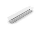 Organizer Curver® SISTEMO 5, transparent/grey, 7.5x37.5x5 cm, for drawer