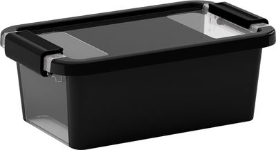 Box KIS Bi-Box XS, 3L, black, 26,5x16x10 cm, with lid