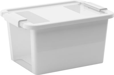 Box KIS Bi-Box S, 11L, white, 26x36,5x19 cm, with lid