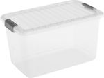Box KIS W Box M, 30L, transparent, 30x49x29 cm, with lid