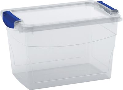 Box KIS Omni Latch S, 16L, transparent, 26x39x24 cm, with lid